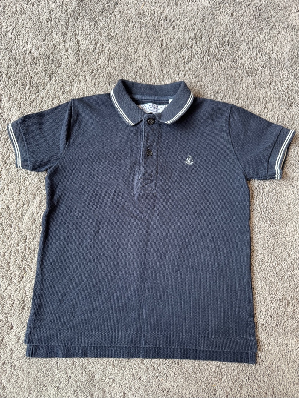 Petit Bateau boys' Short Sleeve Polo Shirt